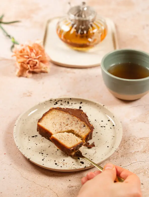 Cake noisettes fleur d'oranger
