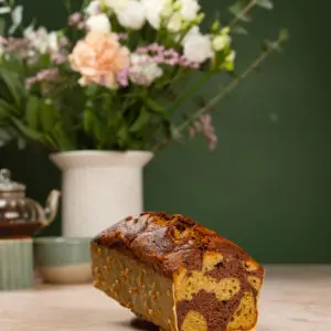 Cake marbré pistache chocolat – Image 3