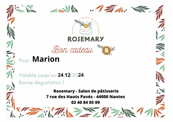 Bon cadeau
