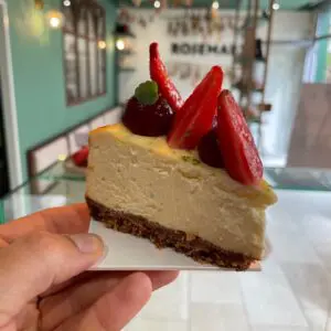 Le Cheesecake Citron vert Fraise