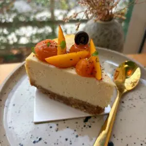 Le Cheesecake Citron vert - Pêche